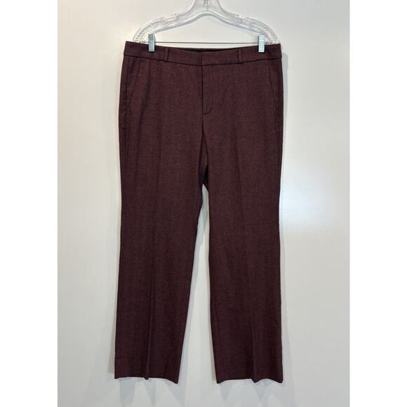 Banana Republic Herringbone Logan Boot Trouser Pants Womens Size 12P‎ (124) - Picture 1 of 4